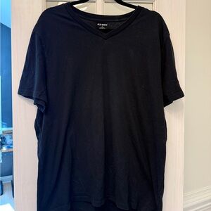 Old Navy Black V-Neck Short Sleeve Men’s Tee